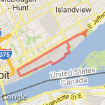 5 Miles Before RTT route map