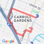 Morning Drop off run! route map