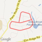 Morning route route map