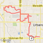 Lost Phone route map