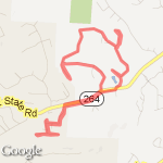 dads courtneys route map