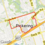 Dixie/Finch route map