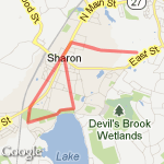 5 mile lake loop route map