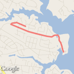 3 mile arundel beach rd route map