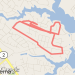 4.5 mile cape arthur/whitehurst route map