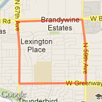 Greenway/Bell route map