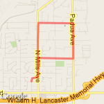 dads house  route map