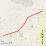 Thompson creek route map