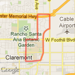 long claremont! route map