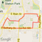 7 mile run route map