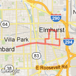 8 Miler route map