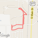 3 mile course to time at grannys route map