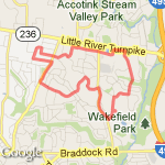 Neighborhood route map