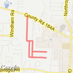 gillum 5k route map