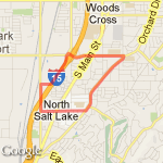 4 mile downhiller, strong uphill end route map