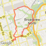 Comfort Mt Pleasant Loop route map