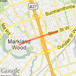 bloor west route map