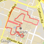 CODE: Pink 5k route map