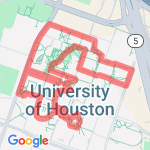 CODE: Pink 5k route map