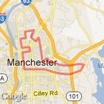 campbell...belmont....hanover/elm route map