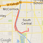 Run the River (Lincoln) route map