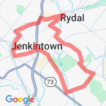 7.77 mile route route map