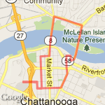 First Run route map