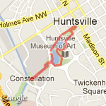 1mi Big Spring Park route map