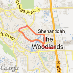 Waterway route route map