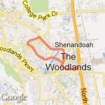 Waterway route route map