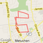 3 mile. Neighborhood route map