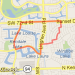 3 miler route map