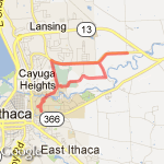 partial horse fields route map