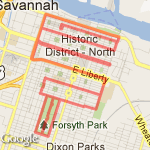 12.5 Miles route map