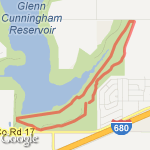 Cunningham 5K route map
