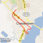 Dixon/trail route map