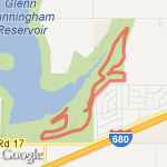 Cunningham 5k-2 route map