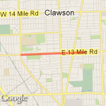 13 mile 5 k route map