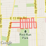 House Zig Zag route map