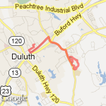 To Bunten 1 Lap route map