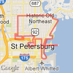 St. Pete route map