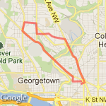 Dupont - Cathedral route map