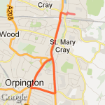 Orpington Loop route map