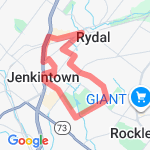 5.28 Jenkintown/Rydal route map