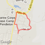 2 mile loop route map