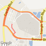 courtyard north triangle mall route route map