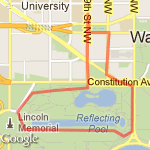 Lincoln, WW2 route map