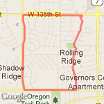3.5mi run route map
