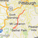 west liberty route map