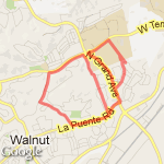 Mt Sac loop route map